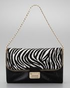 Jimmy Choo Zebra Print Shoulder Bag - Lyst