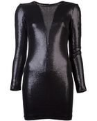 Twentycluny Plunge Sequin Dress - Lyst