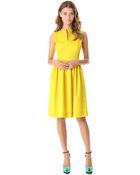 Lela Rose Full Skirt Dress - Lyst
