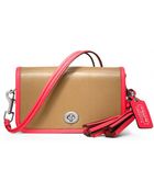 Coach Two Tone Leather Penny Shoulder Purse - Lyst