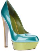 Sergio Rossi Platform Pump - Lyst