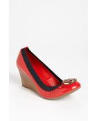 Tory Burch Caroline Wedge - Lyst