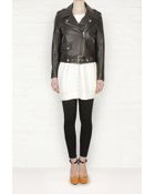 Acne Studios Acne Mape Leather Jacket - Lyst