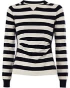Karen Millen Sporty Stripe Knit Sweater - Lyst