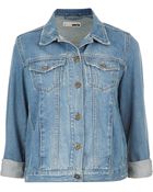 Moto Moto Vintage Denim Jacket - Lyst