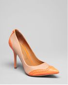 Rachel Roy Pointed Toe Cap Toe Pumps Ana High Heel - Lyst