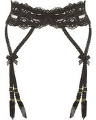 Agent Provocateur Lacy Suspender Belt - Lyst