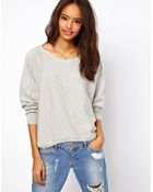 ASOS Collection Asos Dipped Hem Jumper - Lyst