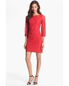 Diane von Furstenberg Lace Sheath Dress - Lyst