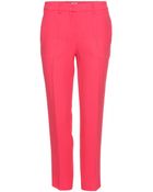 Miu Miu Cropped Trousers - Lyst