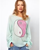 Wildfox Ying Yang Jumper - Lyst