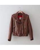 Acne Studios Mape Leather Moto Jacket - Lyst
