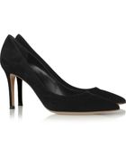 Gianvito Rossi Suede Pumps - Lyst