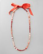 Lanvin Beaded Necklace - Lyst