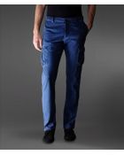 Armani Blue Cargo Pants in Cotton - Lyst
