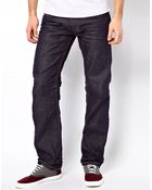 Diesel Larkee 3d Raw Straight Fit Jeans - Lyst