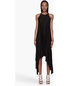 Gareth Pugh Black Jersey Draping Halter Dress - Lyst