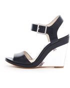 MICHAEL Michael Kors Lana Clear Wedge Sandal - Lyst