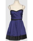 Cynthia Rowley Short Dress - Lyst