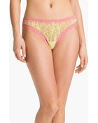 DKNY Lace Thong - Lyst