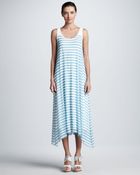 Jean Paul Gaultier Striped Tulle Aline Tank Maxi Dress - Lyst