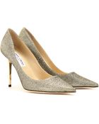Jimmy Choo Abel Glitter Pumps - Lyst