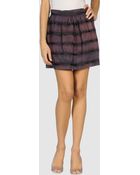 Cynthia Rowley Mini Skirt - Lyst