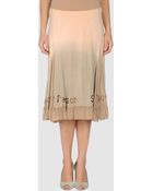 Shirt Passion 3/4 Length Skirt - Lyst