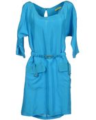 Versace Jeans Short Dresses - Lyst