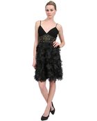 Sue Wong Petal Bubble Organza Cocktail Dress - Lyst