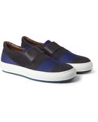 Acne Studios Hans Striped Slipon Shoes - Lyst