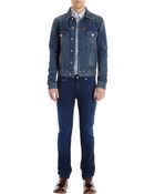 Acne Studios Vintage Denim Jacket Medium Blue - Lyst