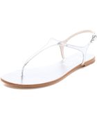 Kors By Michael Kors Joni Metallic Snakeskin Sandals - Lyst