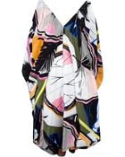 Balenciaga Print Mini Dress - Lyst