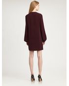 Diane von Furstenberg Tie Neck Dress - Lyst