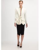 Donna Karan New York Faux Wrap Skirt - Lyst