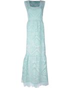Ermanno Scervino Embellished Maxi Dress - Lyst