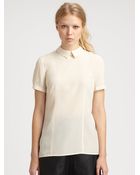 Marc By Marc Jacobs Bowery Silk Crepe De Chine Blouse - Lyst