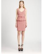 Nanette Lepore Desert Peplum Dress - Lyst