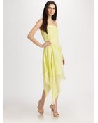 Robert Rodriguez Silk Handkerchief Dress - Lyst