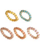 Asos Multipack Bead Stretch Rings - Lyst