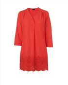 Jaeger Broderie Hem Kaftan - Lyst