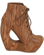 Jeffrey Campbell Roxie Cork Wedge - Lyst