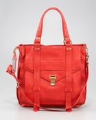 Proenza Schouler 1 Leather Tote Bag Bright Red - Lyst