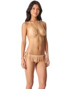 Thayer Bondage Triangle Bikini Top - Lyst
