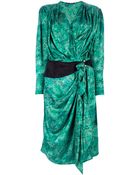Emanuel Ungaro Long Sleeved Dress - Lyst