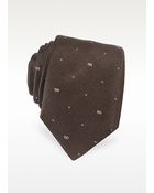 Dolce & Gabbana Mini Logo Silk Narrow Tie - Lyst