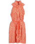Marc By Marc Jacobs Newsprint Beige/Multi Doto Coat - Lyst