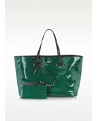McQ by Alexander McQueen Patent Ecoleather Tote - Lyst