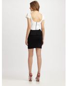 Alice + Olivia Hilly Peplum Dress - Lyst